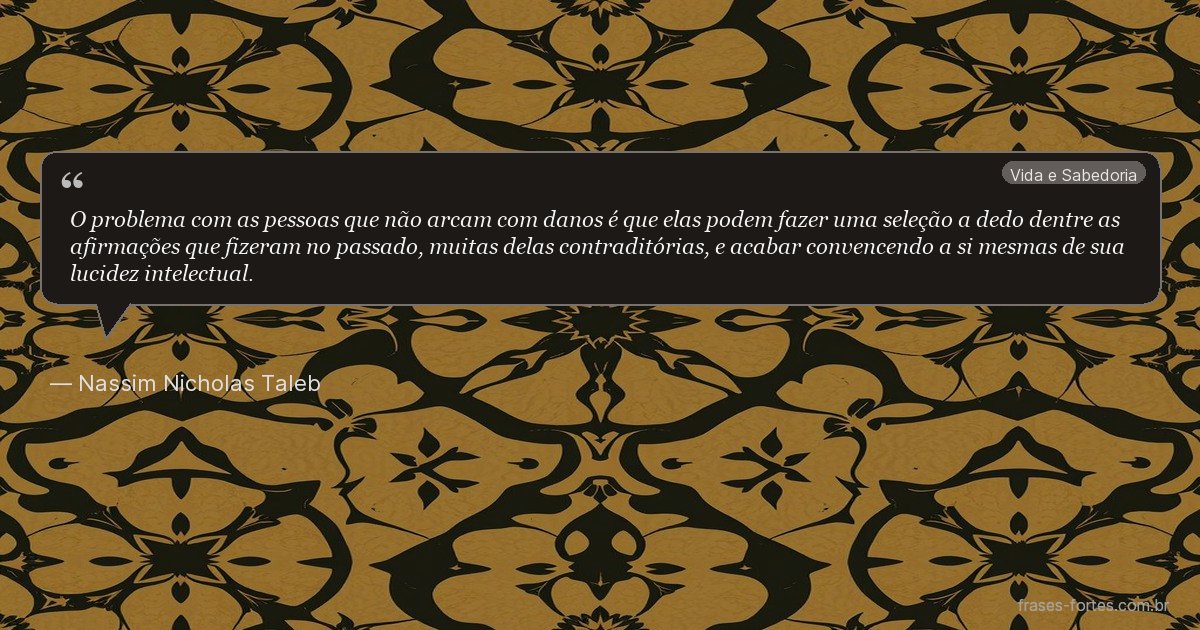 Frase de Nassim Nicholas Taleb