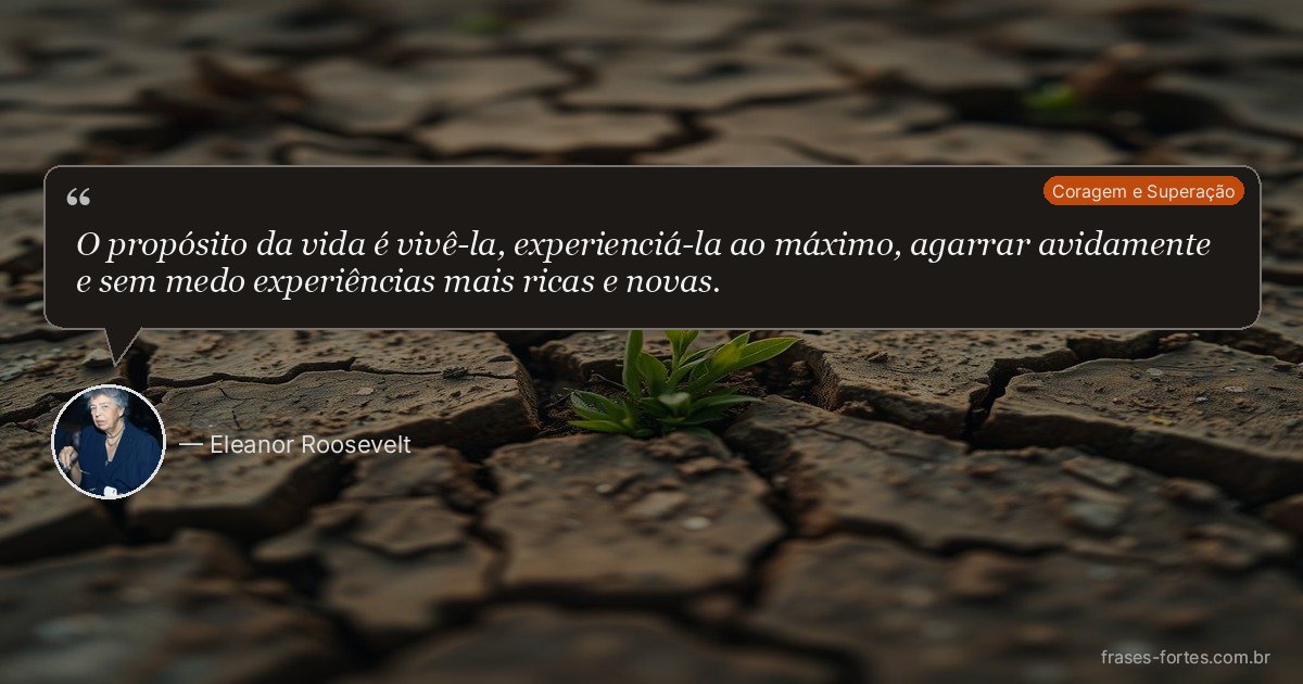 Frase de Eleanor Roosevelt