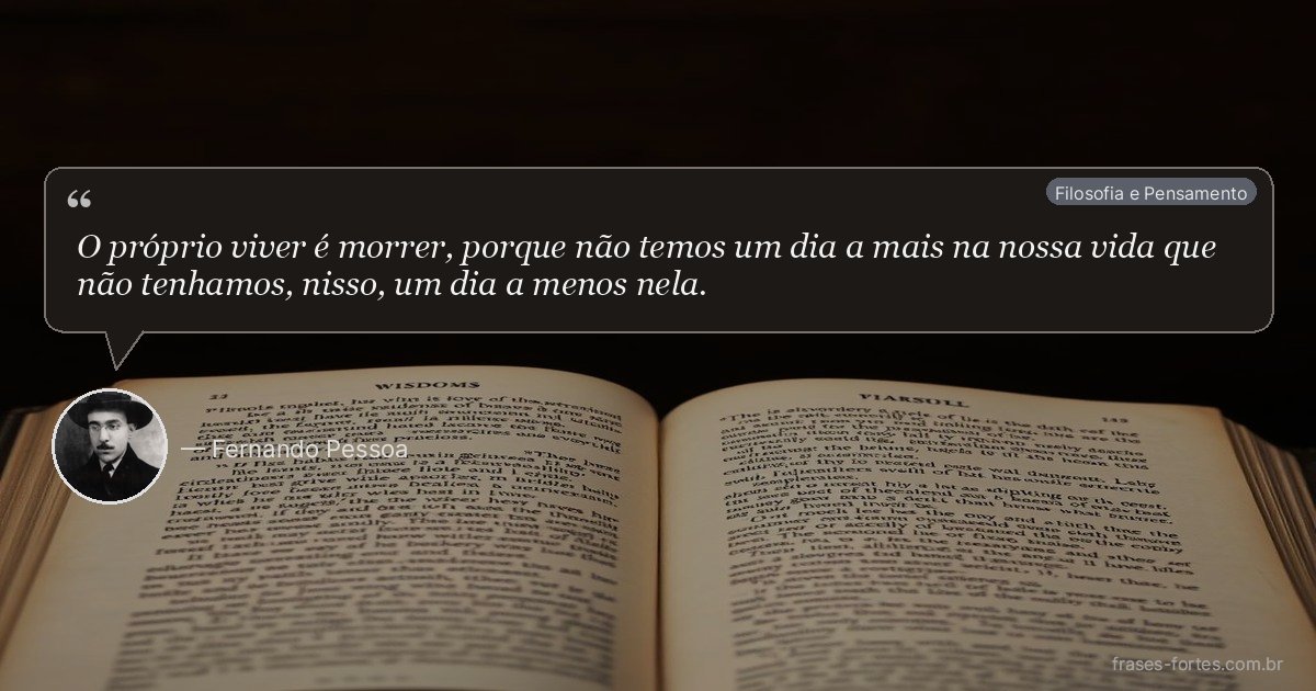Frase de Fernando Pessoa