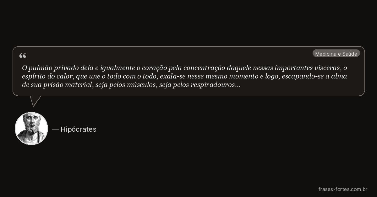 Frase de Hipócrates