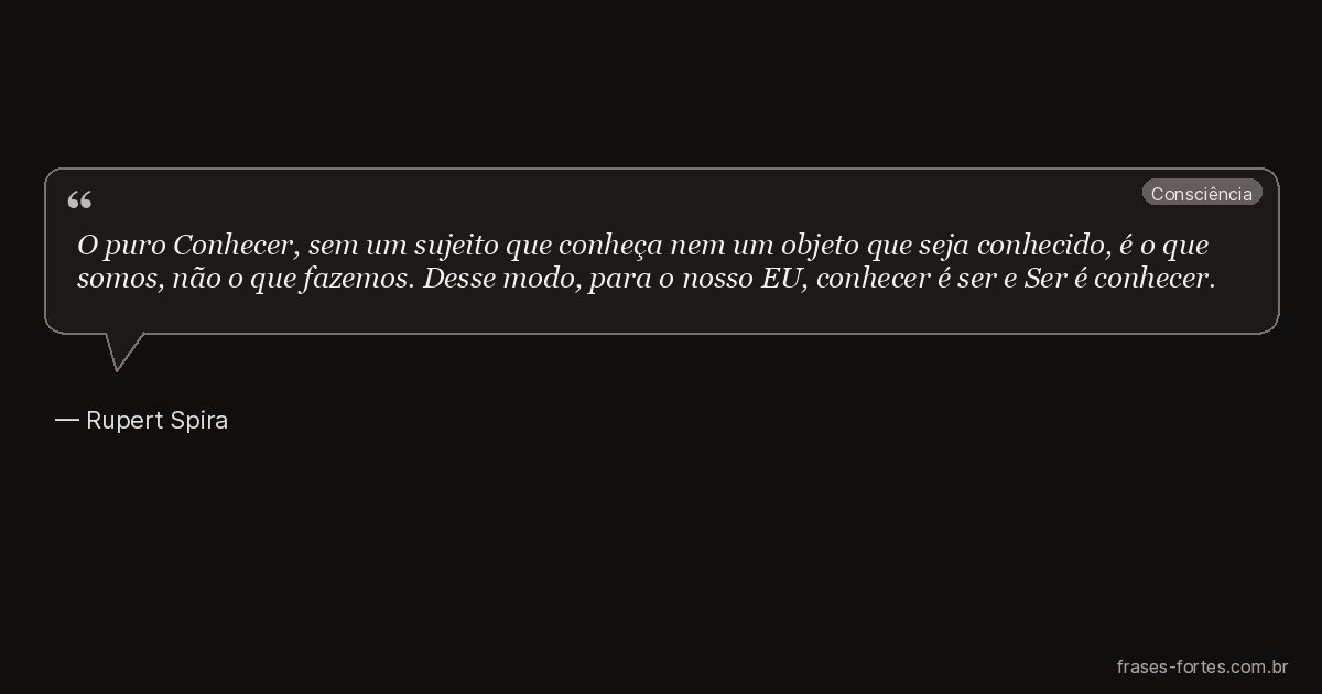 Frase de Rupert Spira