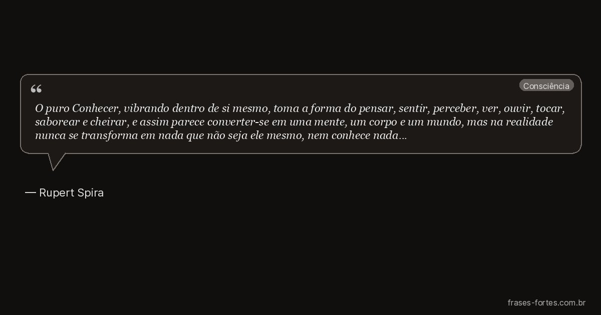 Frase de Rupert Spira