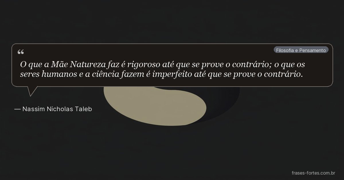Frase de Nassim Nicholas Taleb