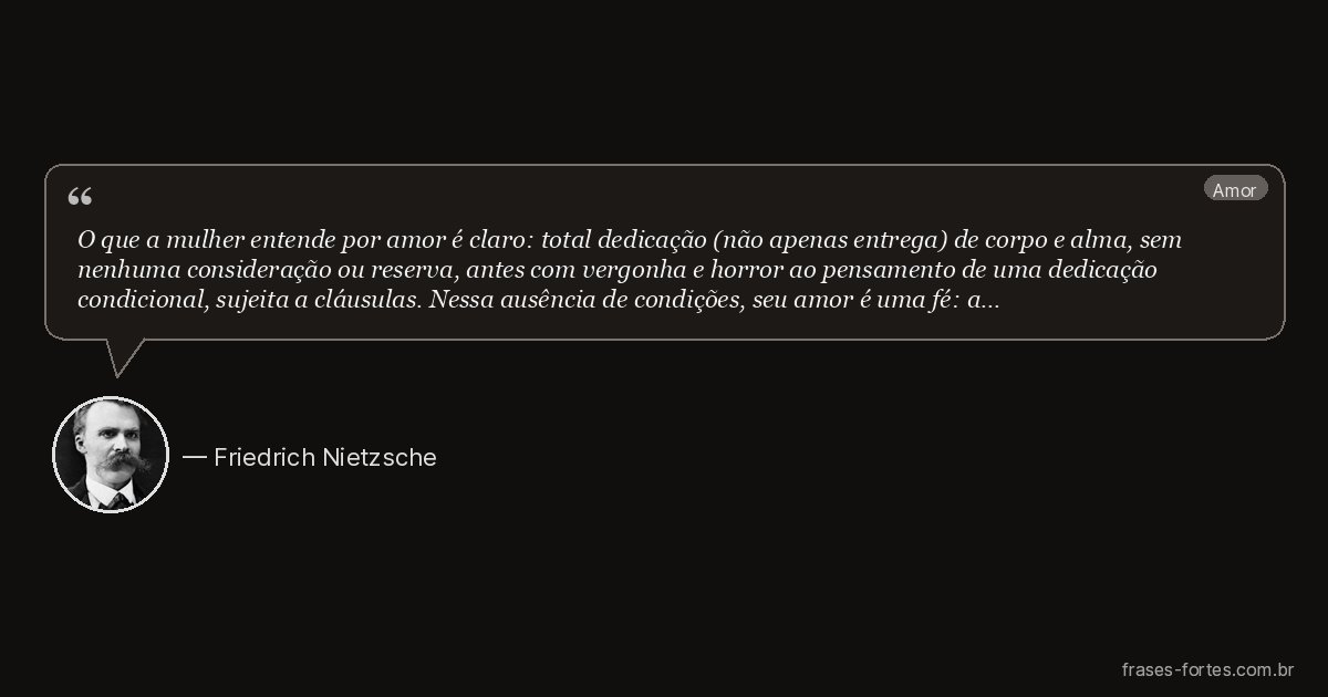Frase de Friedrich Nietzsche