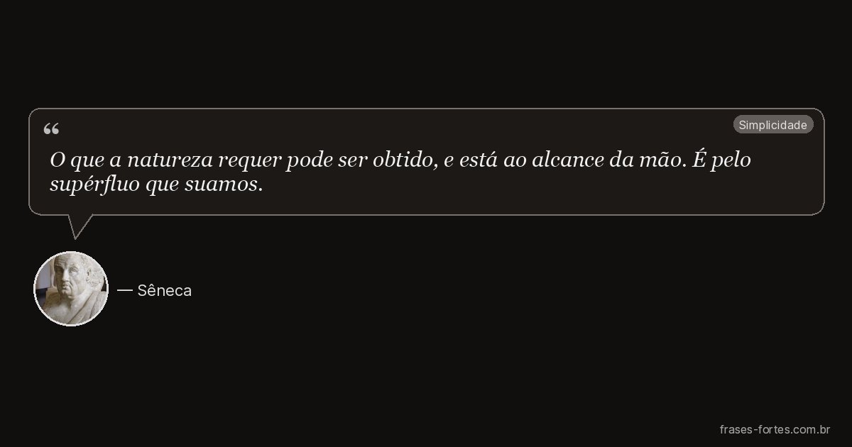 Frase de Sêneca