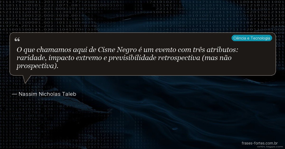 Frase de Nassim Nicholas Taleb