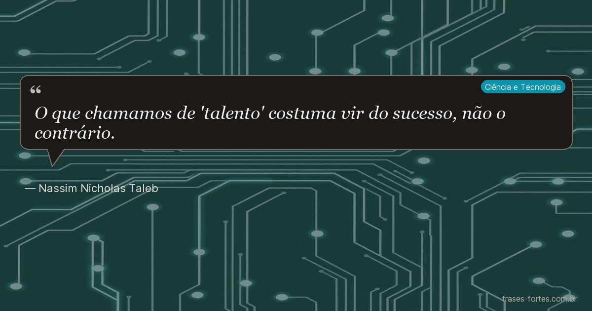 Frase de Nassim Nicholas Taleb