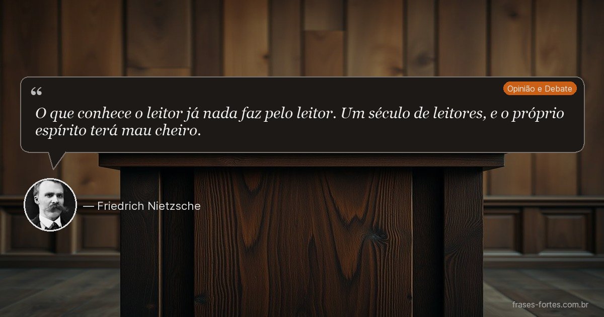 Frase de Friedrich Nietzsche