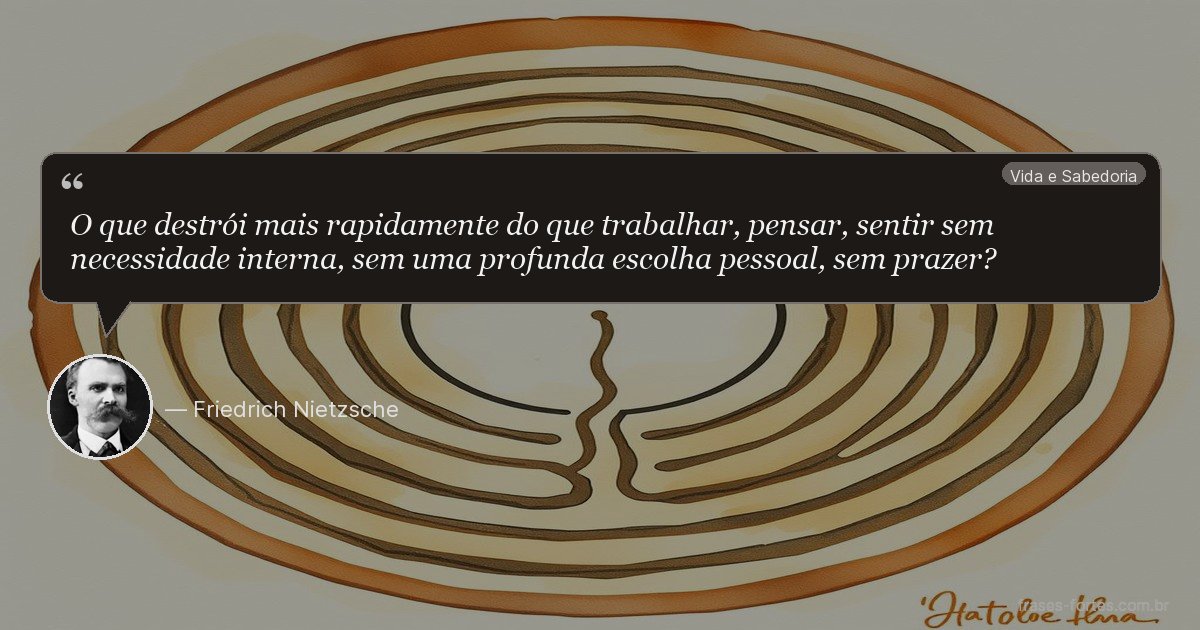 Frase de Friedrich Nietzsche