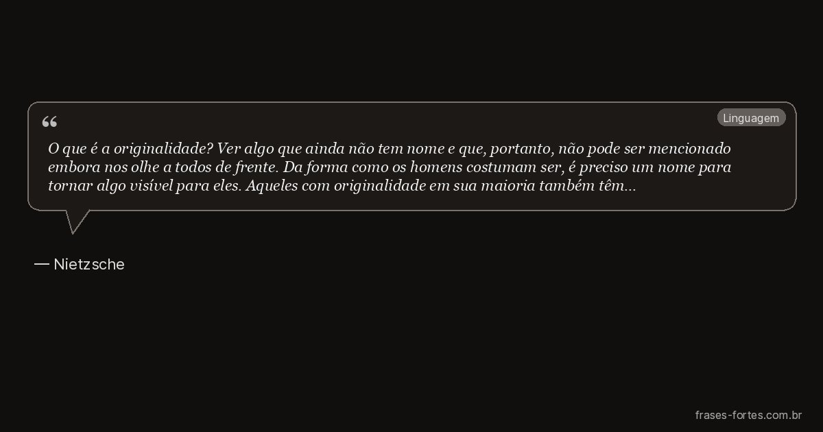 Frase de Nietzsche