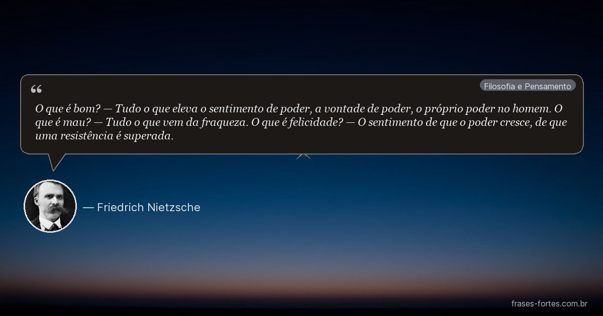 Frase de Friedrich Nietzsche
