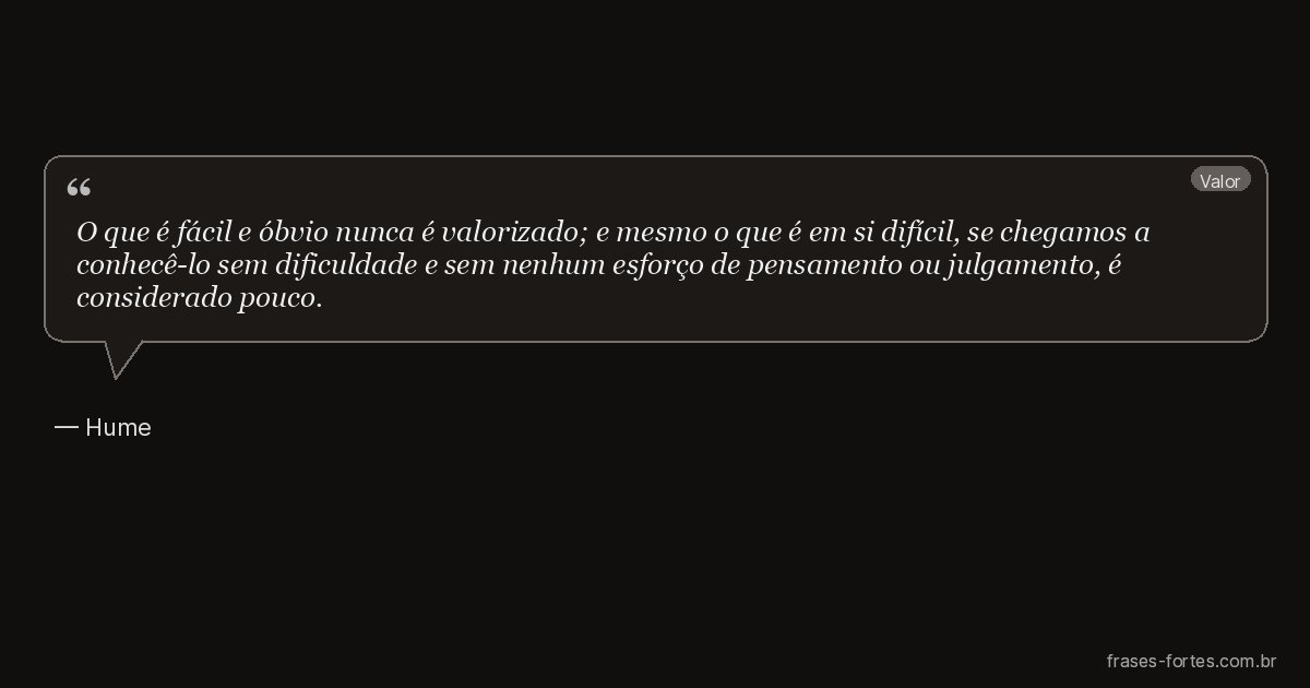Frase de Hume
