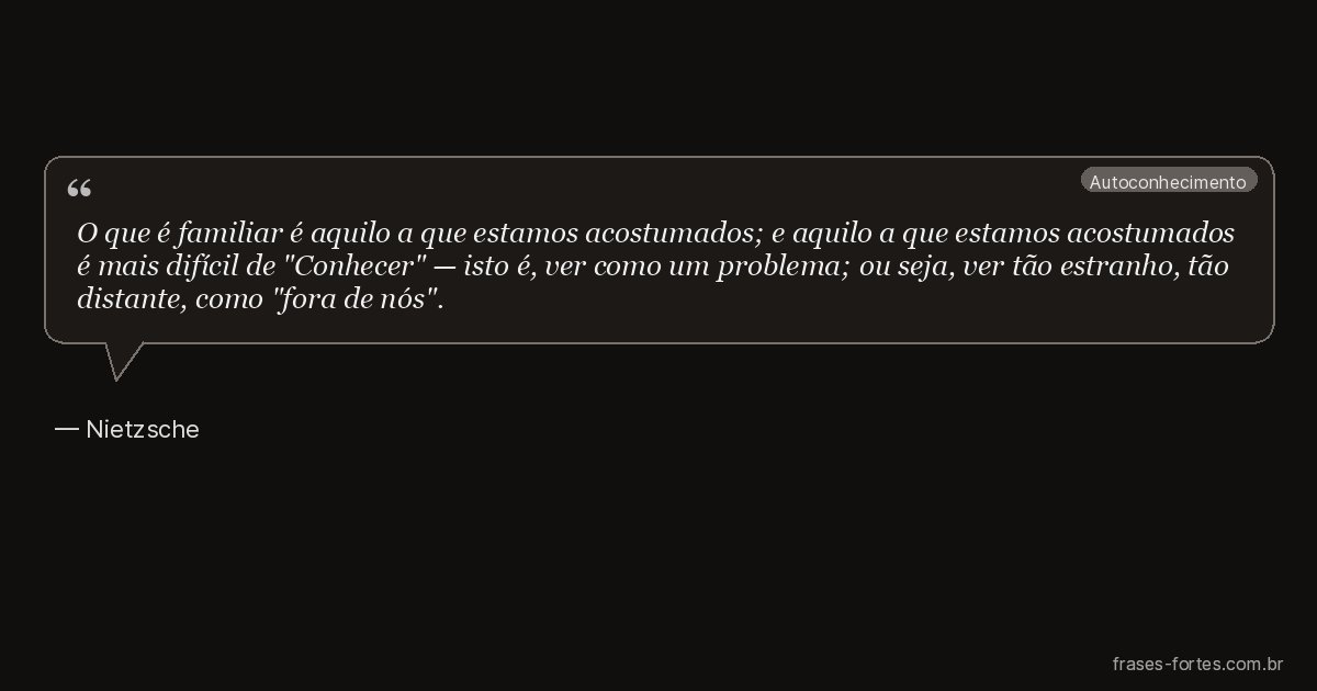 Frase de Nietzsche