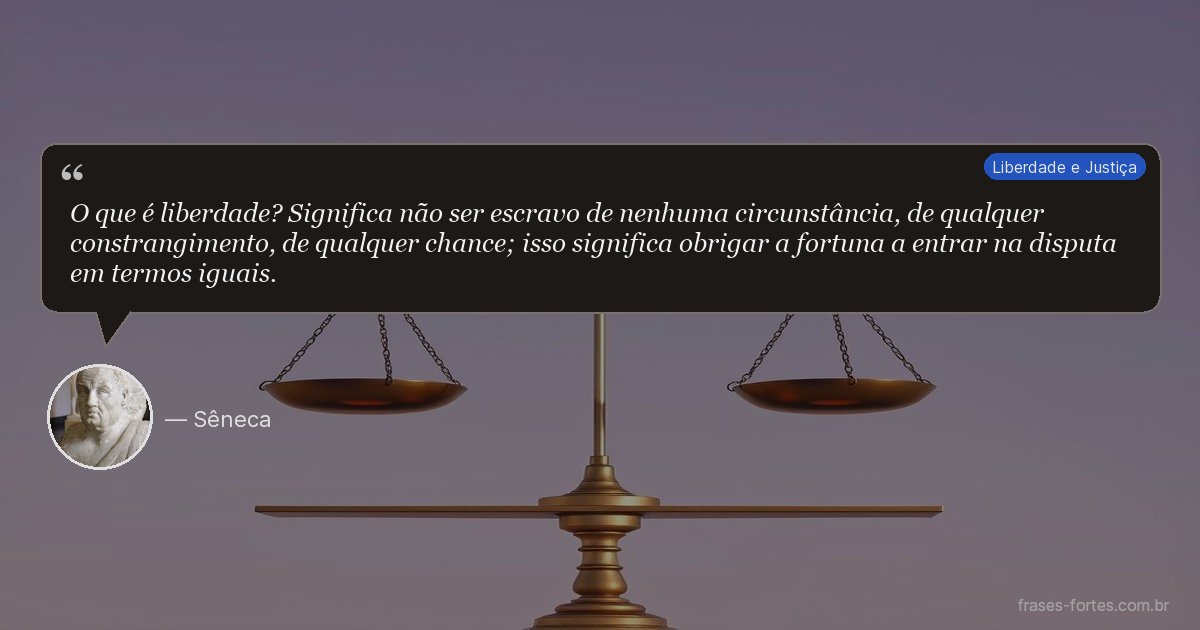 Frase de Sêneca