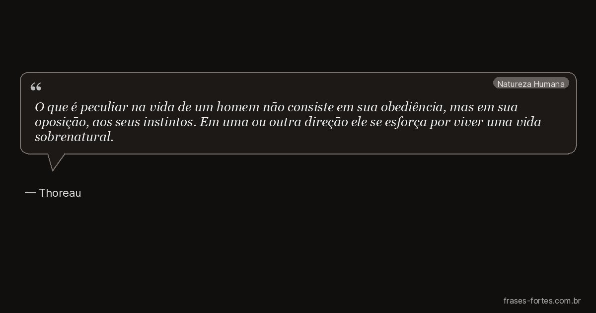Frase de Thoreau