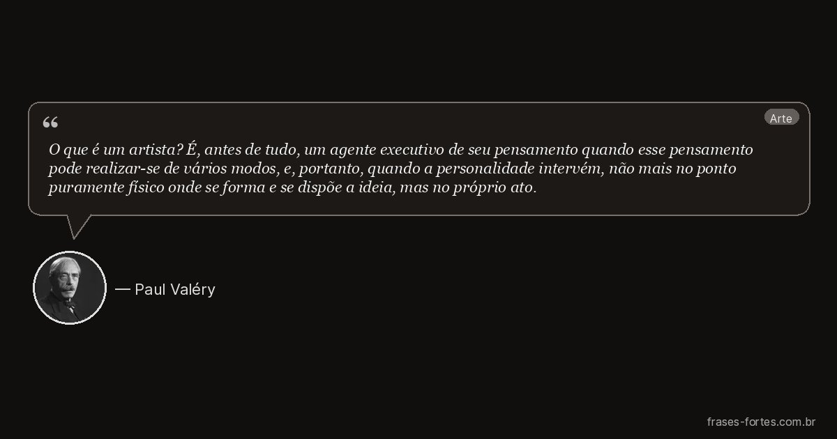 Frase de Paul Valéry