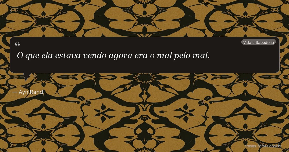 Frase de Ayn Rand