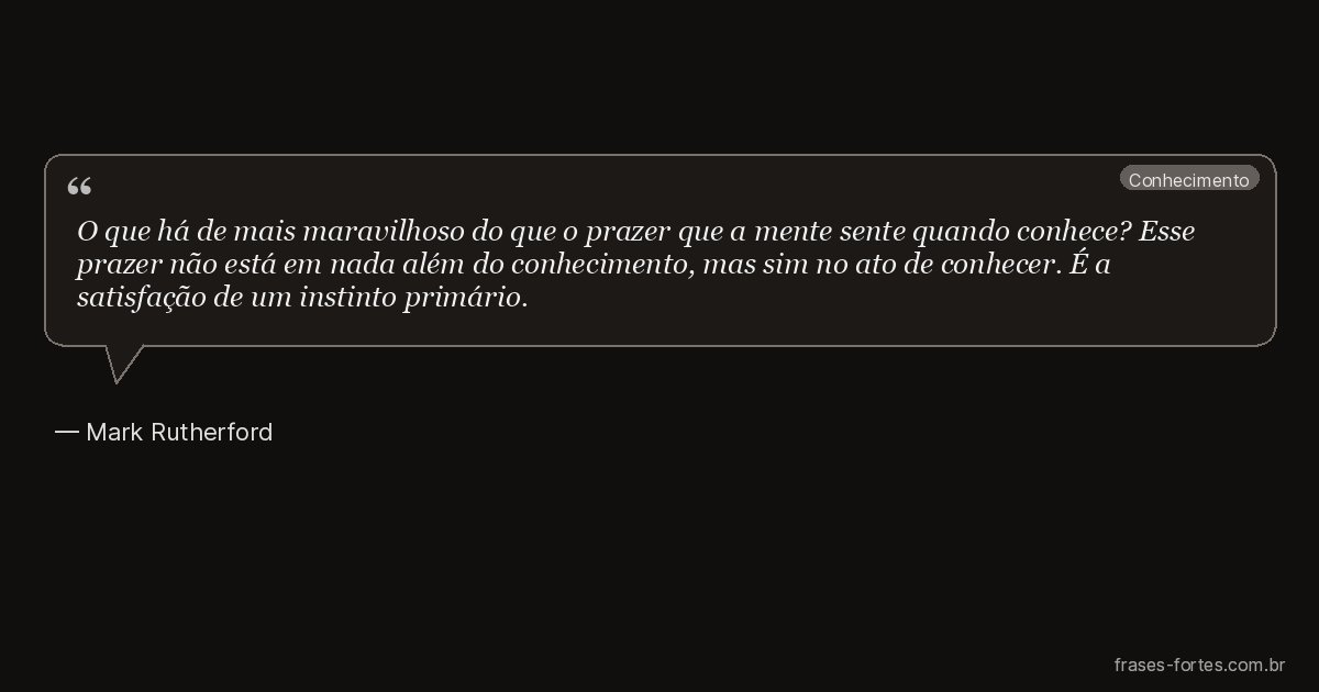 Frase de Mark Rutherford