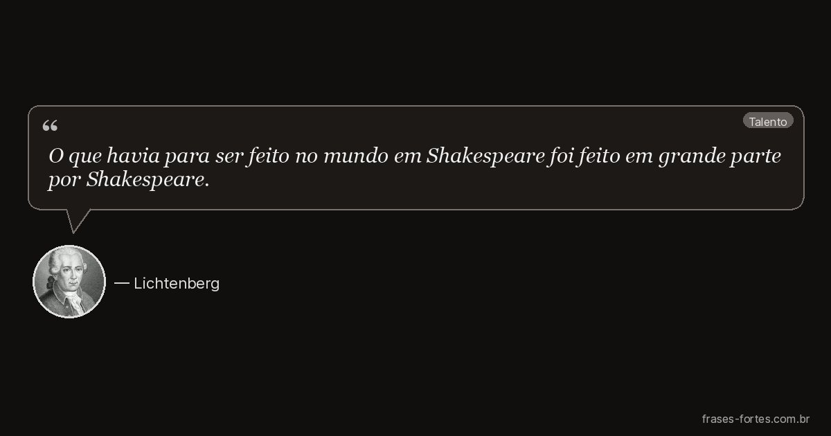 Frase de Lichtenberg
