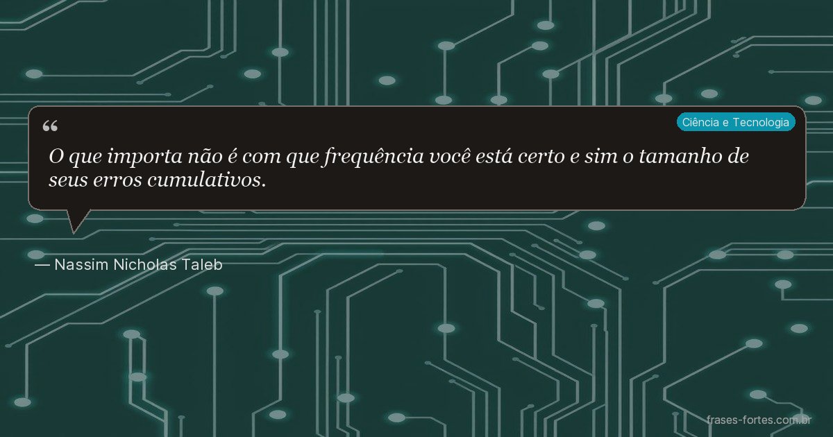 Frase de Nassim Nicholas Taleb