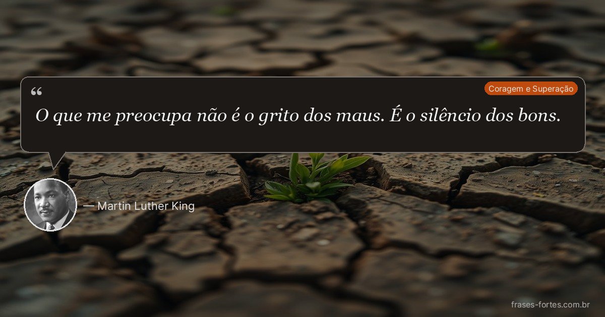 Frase de Martin Luther King