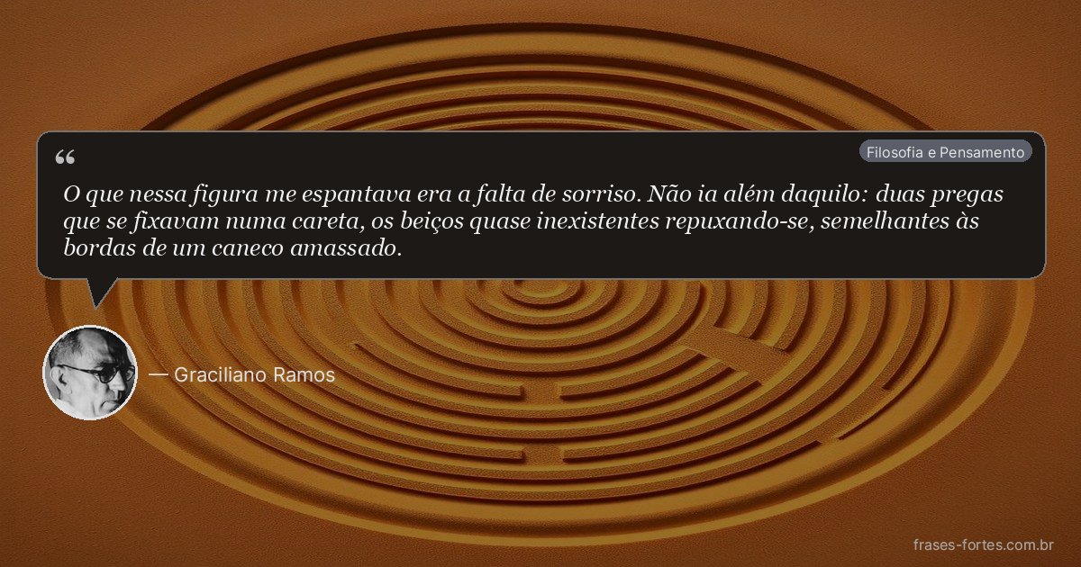 Frase de Graciliano Ramos