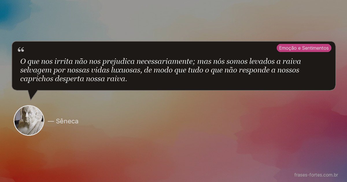 Frase de Sêneca