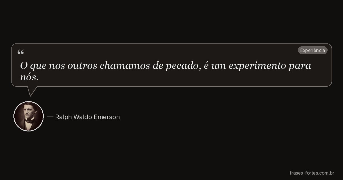 Frase de Ralph Waldo Emerson