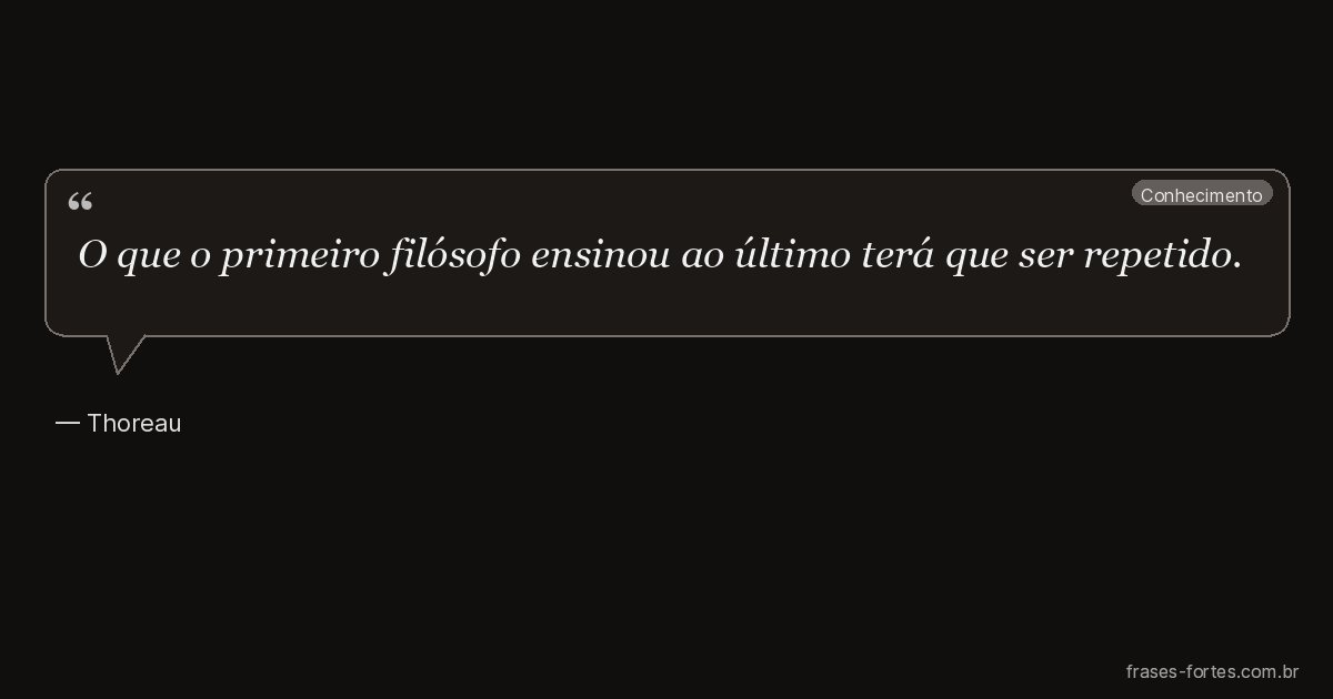 Frase de Thoreau