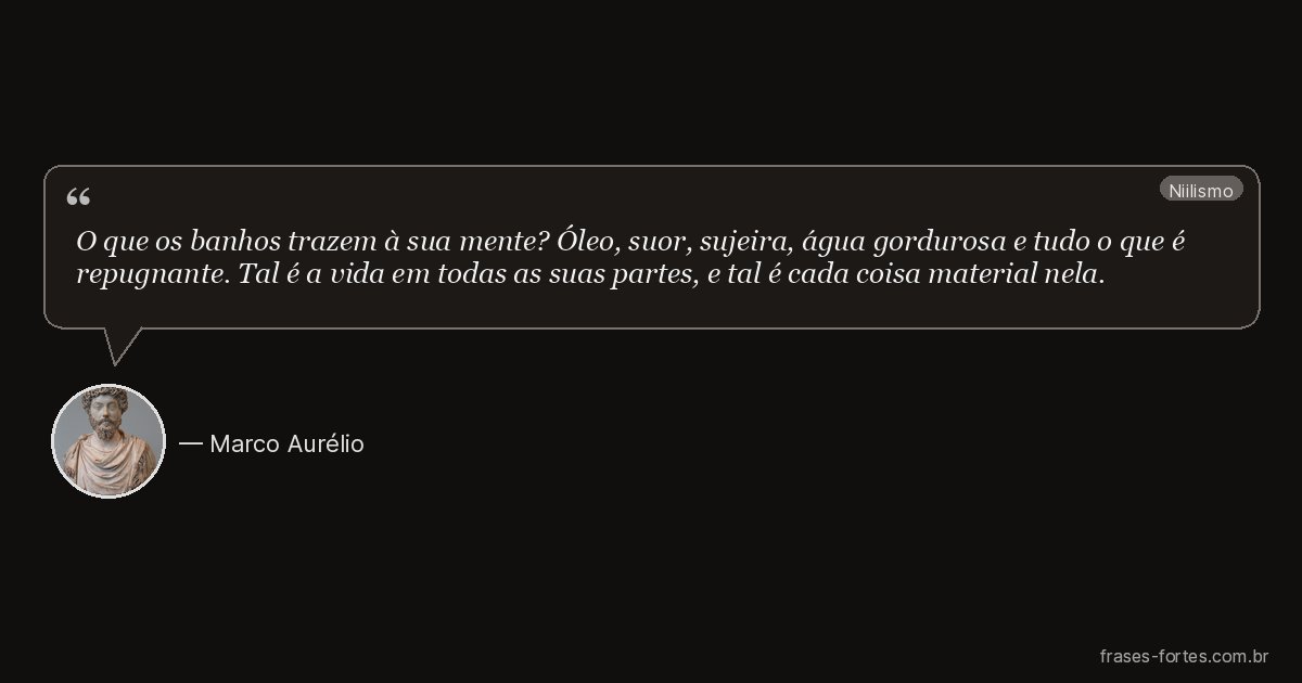 Frase de Marco Aurélio