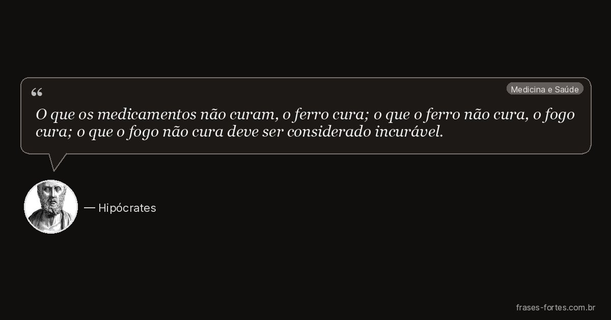Frase de Hipócrates