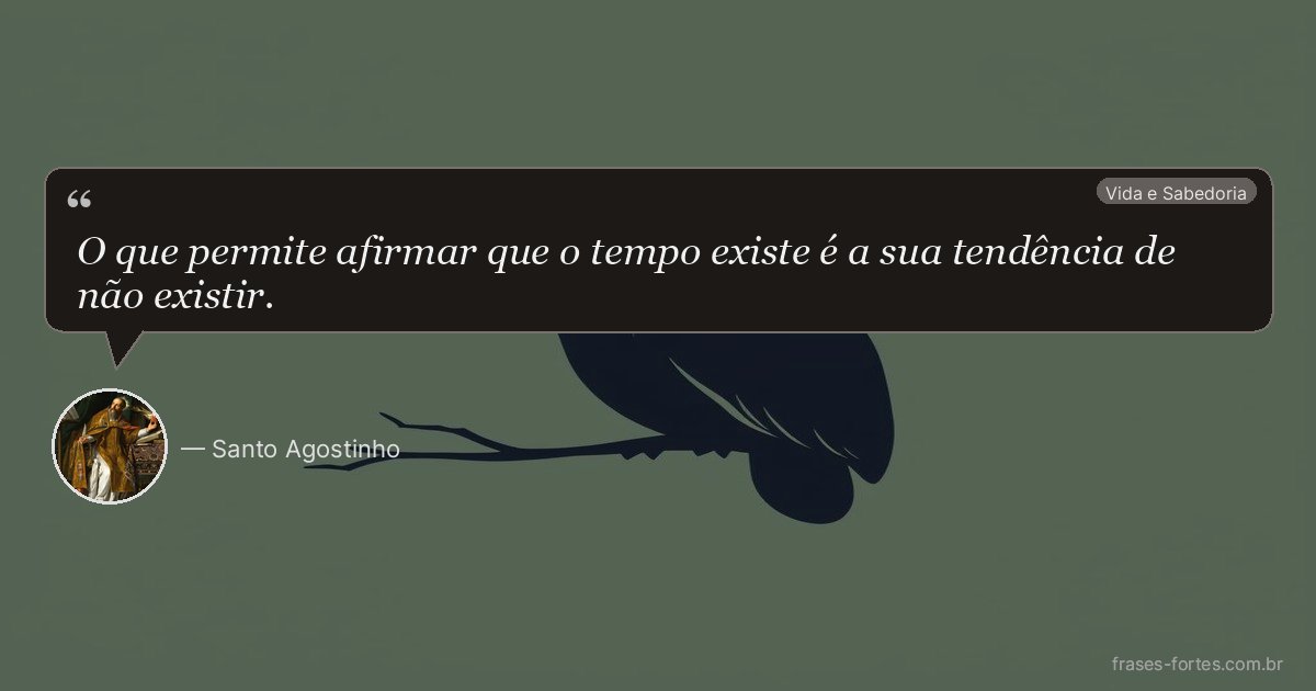 Frase de Santo Agostinho