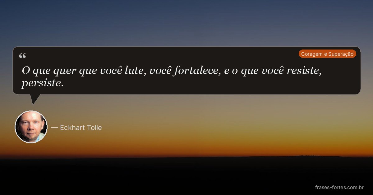 Frase de Eckhart Tolle
