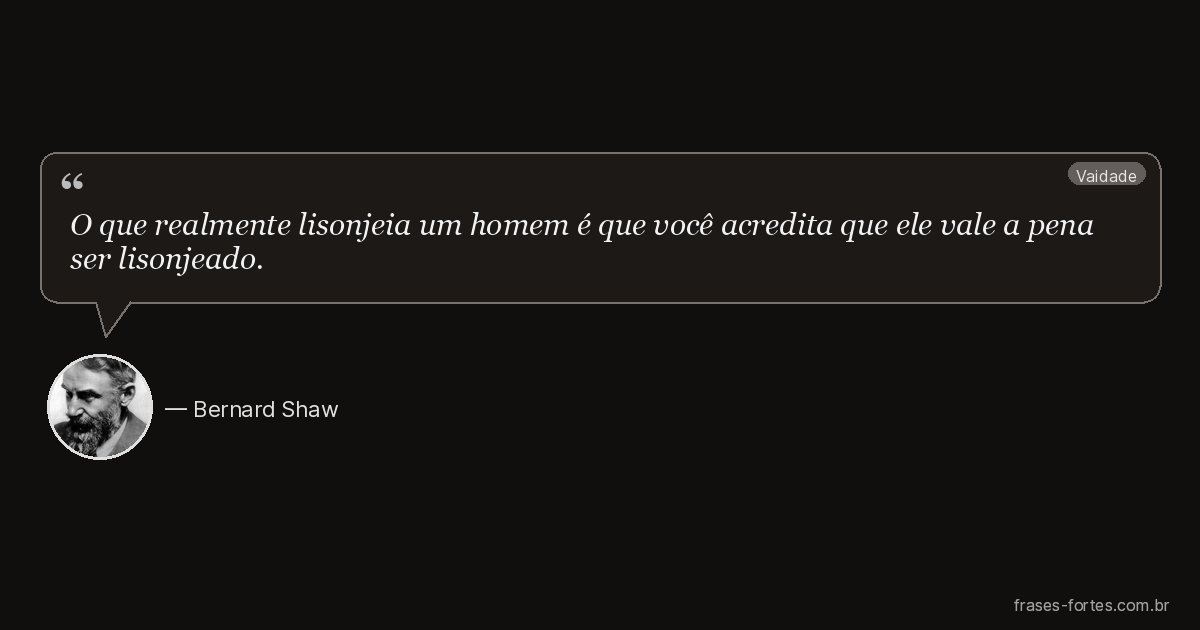 Frase de Bernard Shaw