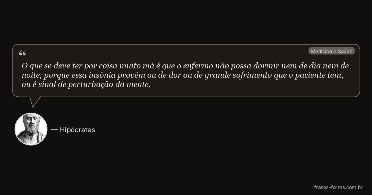Frase de Hipócrates