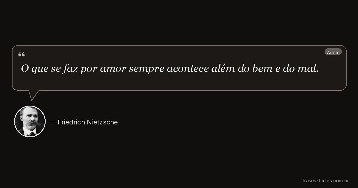 Frase de Friedrich Nietzsche
