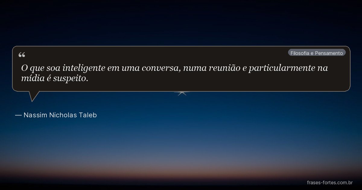 Frase de Nassim Nicholas Taleb