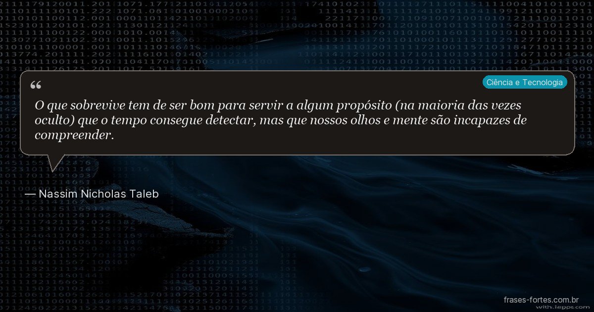 Frase de Nassim Nicholas Taleb
