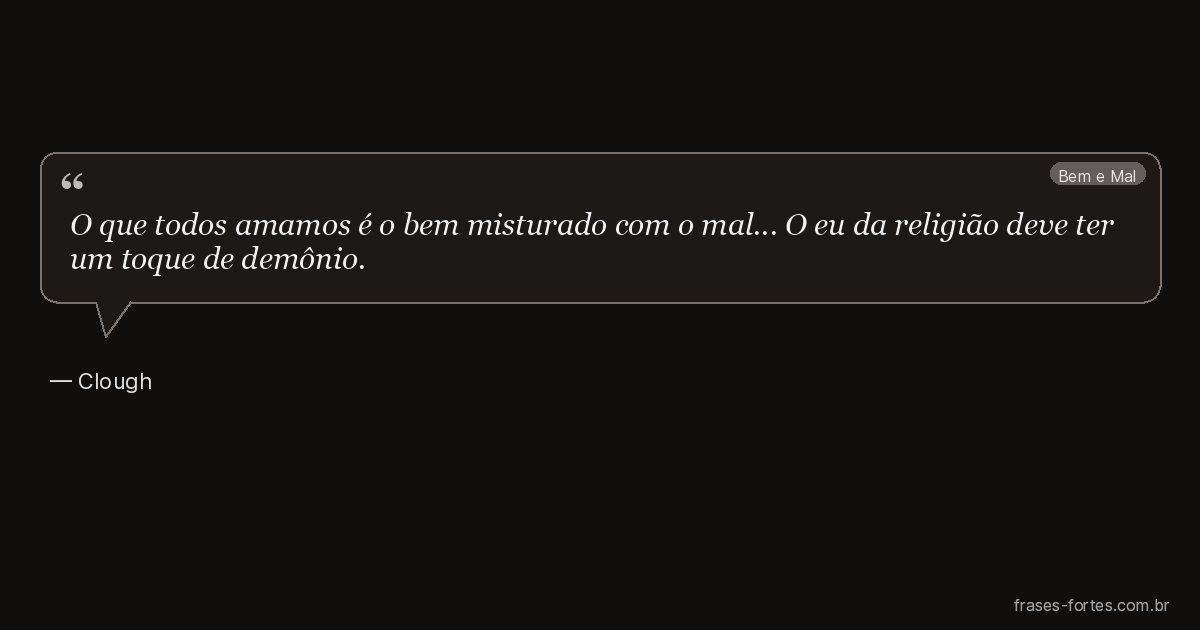 Frase de Clough