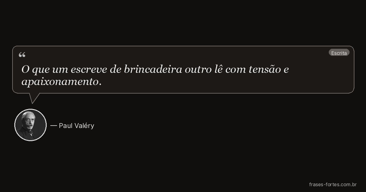 Frase de Paul Valéry