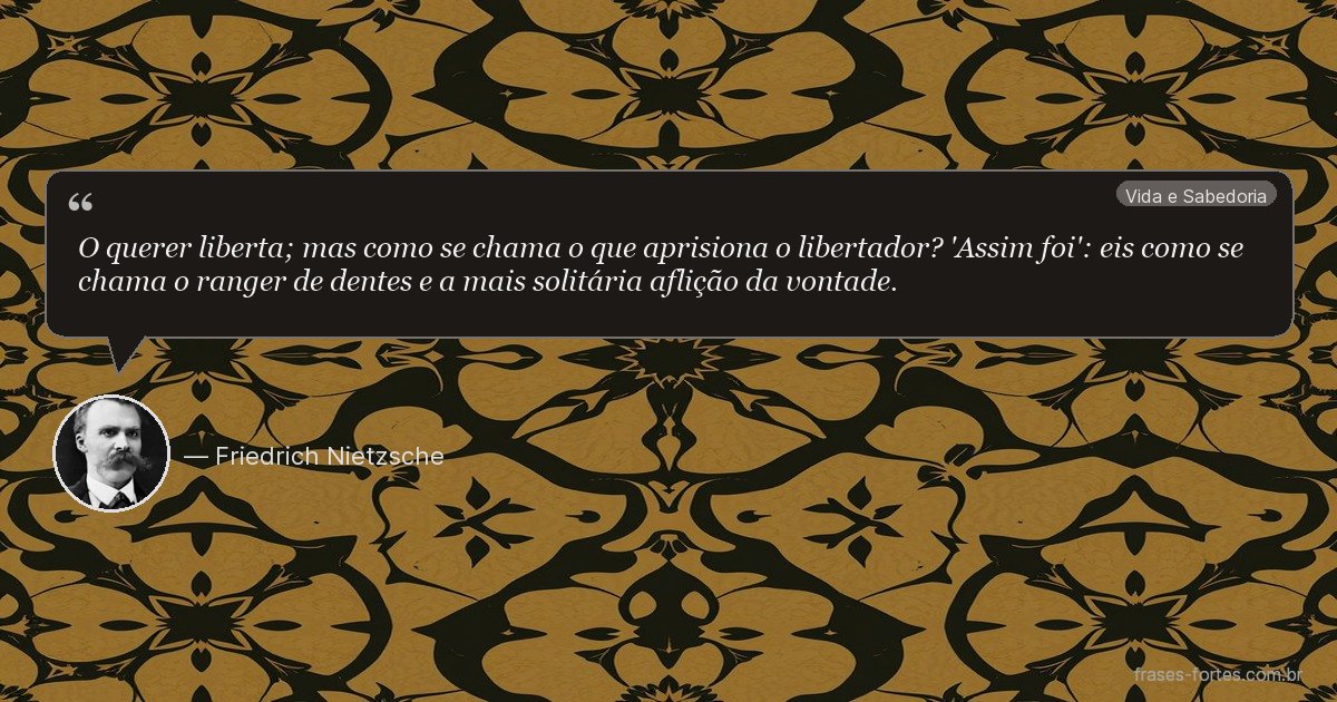 Frase de Friedrich Nietzsche