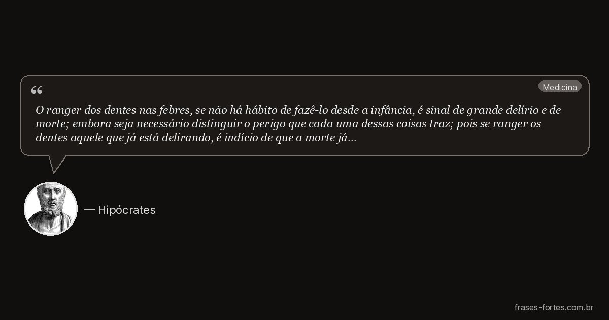Frase de Hipócrates