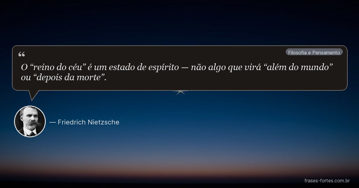 Frase de Friedrich Nietzsche