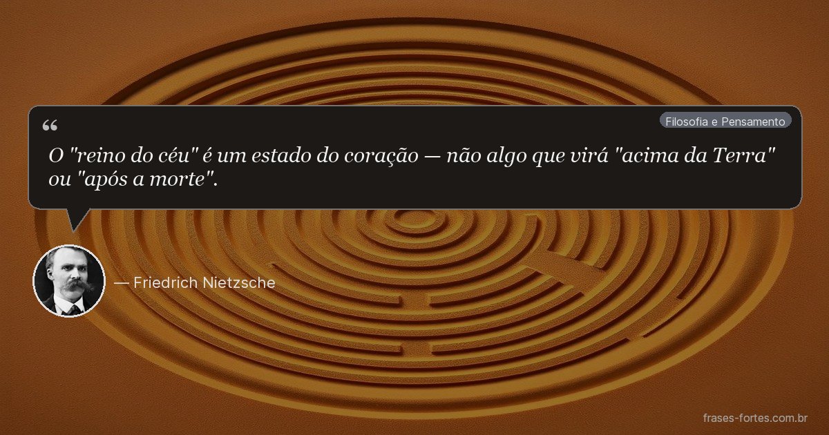 Frase de Friedrich Nietzsche
