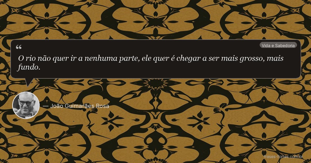 Frase de João Guimarães Rosa