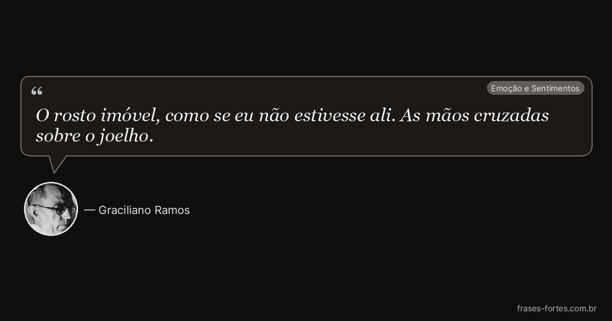Frase de Graciliano Ramos