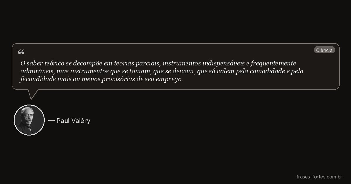 Frase de Paul Valéry
