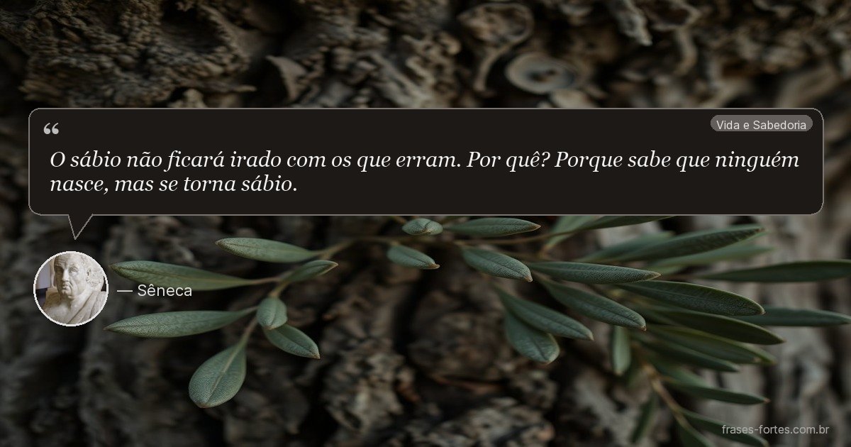 Frase de Sêneca