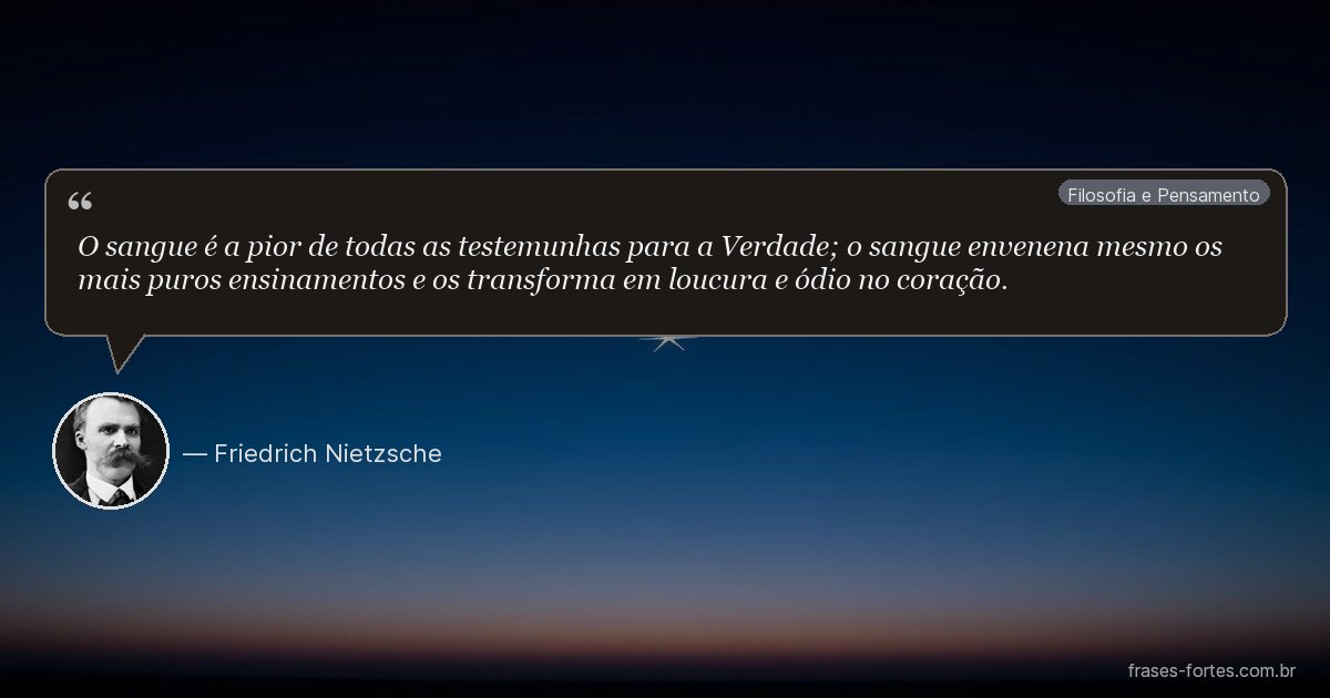 Frase de Friedrich Nietzsche