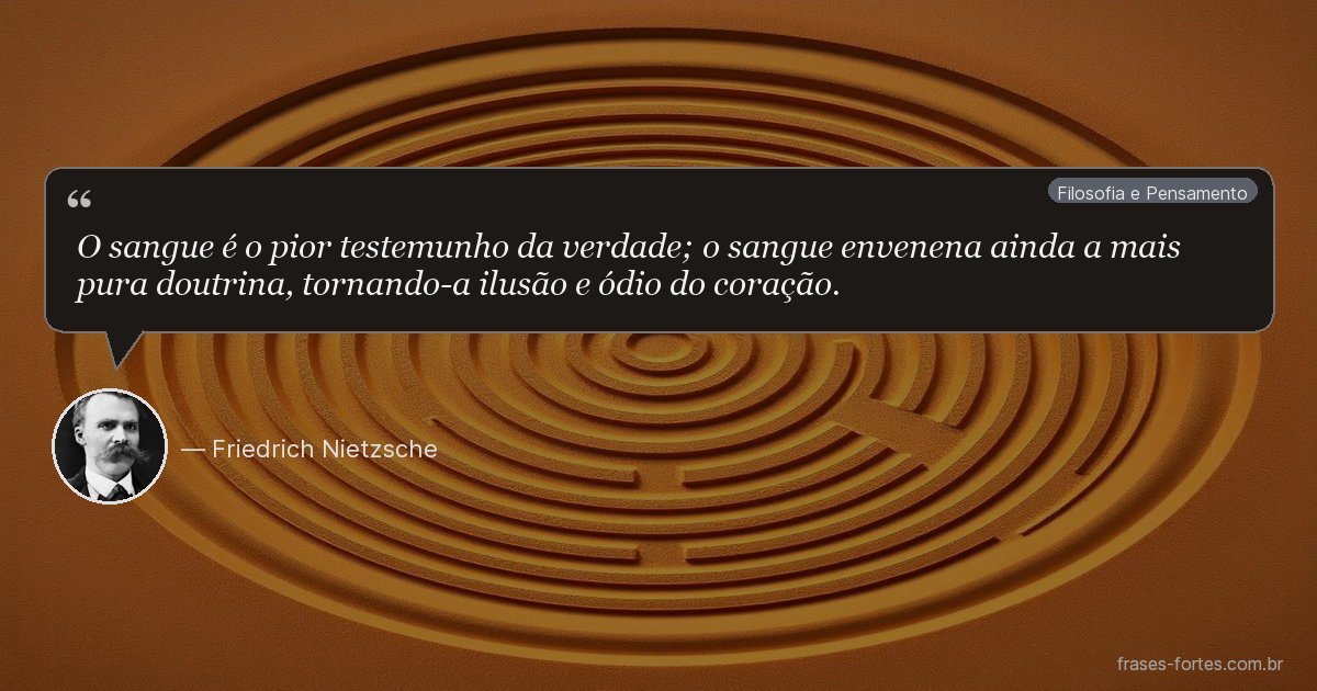 Frase de Friedrich Nietzsche